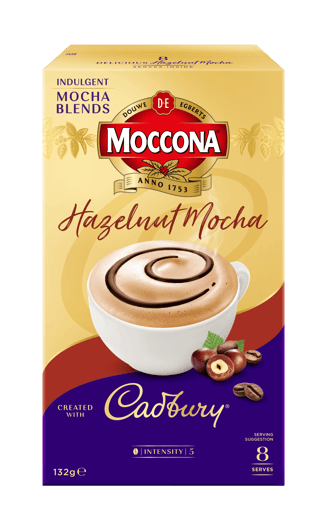 moccona sachet hazelnut mocha packshot