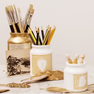 moccona jar inspiration painted jars