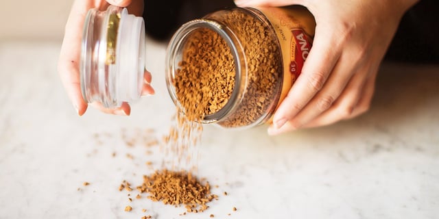 moccona open coffee jar
