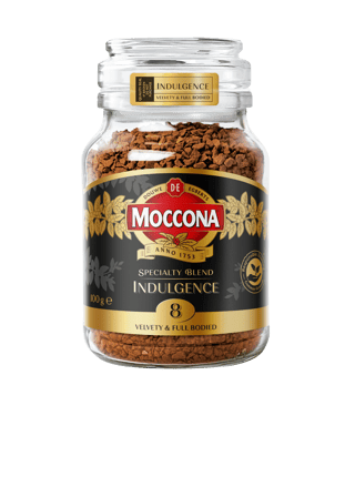 100g Moccona SPECIALTY Indulgence Render no background 2026