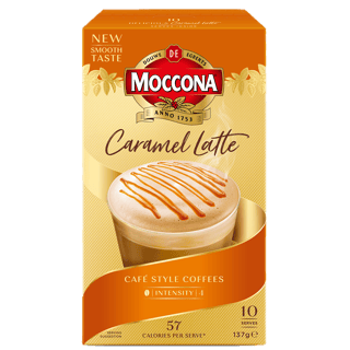 moccona sachet caramel latte packshot