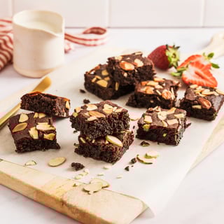 moccona recipes mocha almond brownies